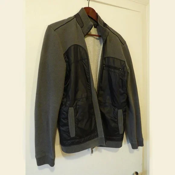 **SOLD** HUGO BOSS - Hybrid full zip cardigan - Sz L (fits M) - Picture 2 of 13